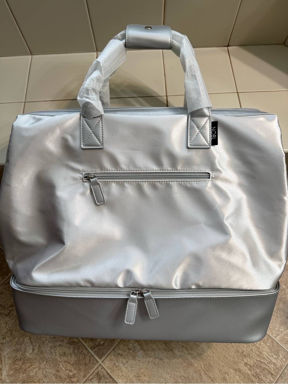 NOBL Weekender Bag - Silver